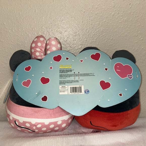 8' KellyToys Disney Mickey & Minnie Mouse Squishmallows Duo NWT‎ - Picture 2 of 10